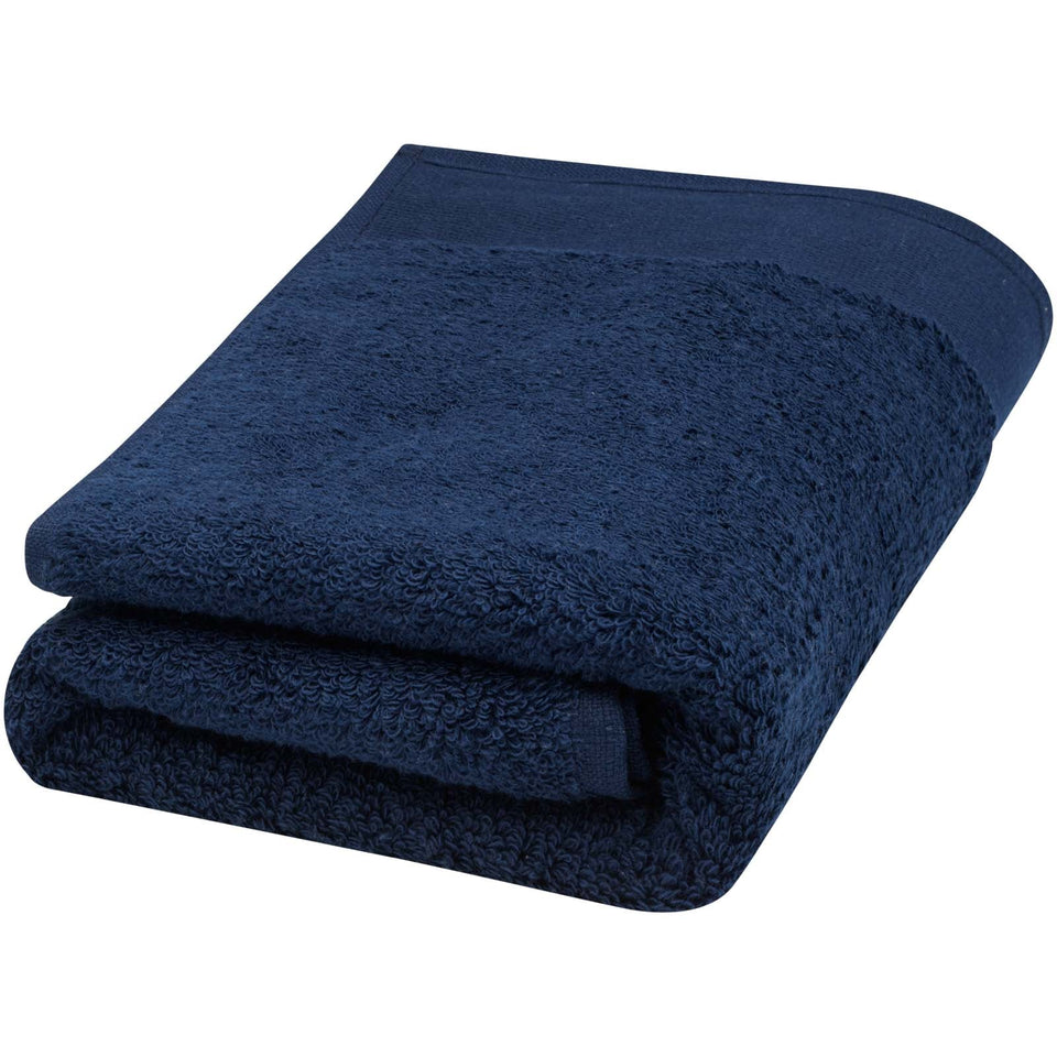 Asciugamano 50 x 100 cm in cotone da 550 g/m² Nora personalizzato con logo - Pubblienne