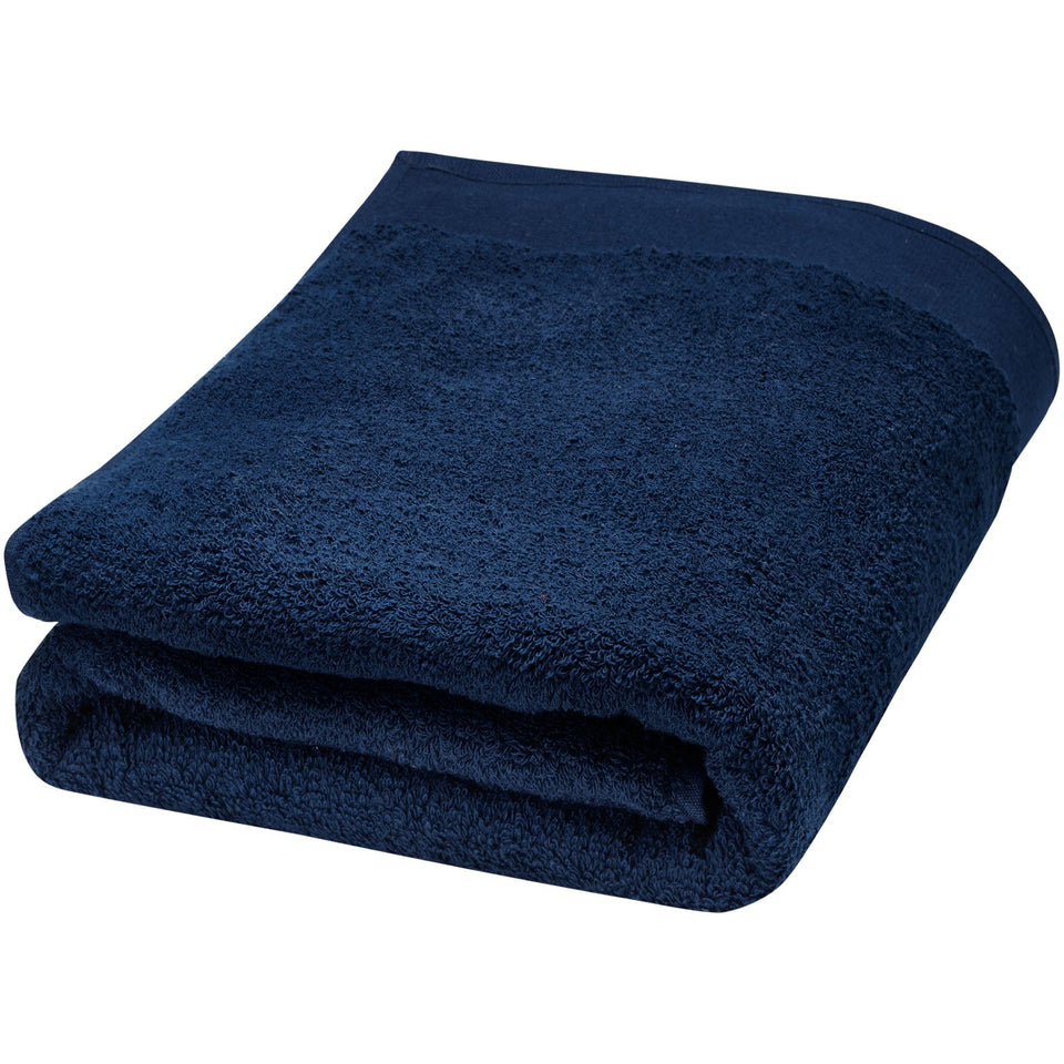 Asciugamano 70 x 140 cm in cotone da 550 g/m² Ellie personalizzato con logo - Pubblienne