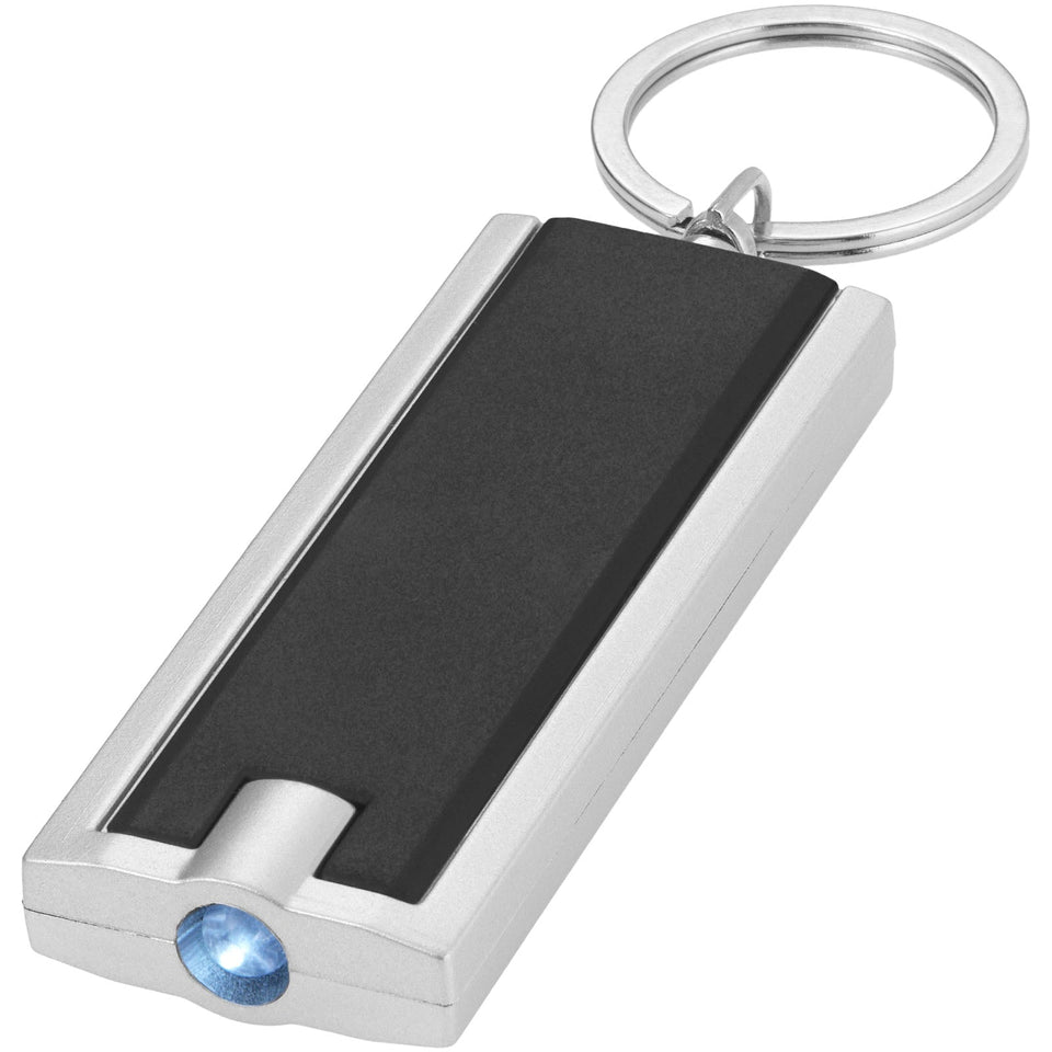 Portachiavi Castor con torcia a LED personalizzato con logo - Pubblienne