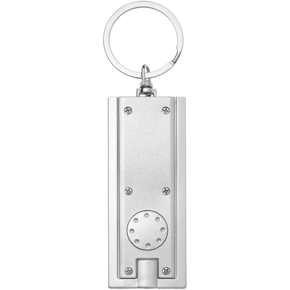 Portachiavi Castor con torcia a LED personalizzato con logo - Pubblienne