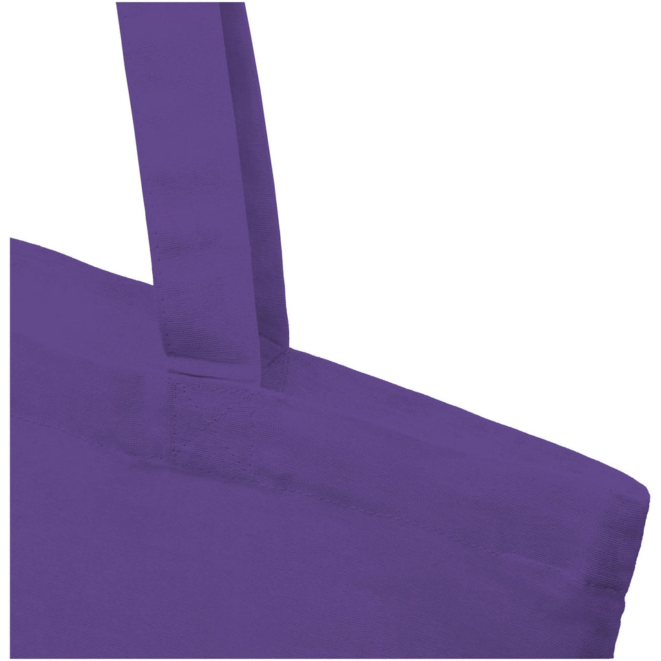 Shopper in cotone 100 g/m² Carolina - 7L personalizzato con logo - Pubblienne