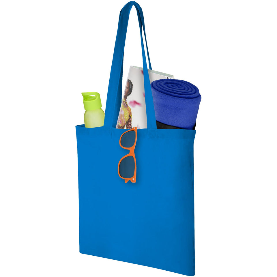 Shopper in cotone 100 g/m² Carolina - 7L personalizzato con logo - Pubblienne
