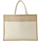 Shopper in juta Mumbay - 18L personalizzato con logo - Pubblienne