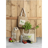 Shopper in juta Mumbay - 18L personalizzato con logo - Pubblienne