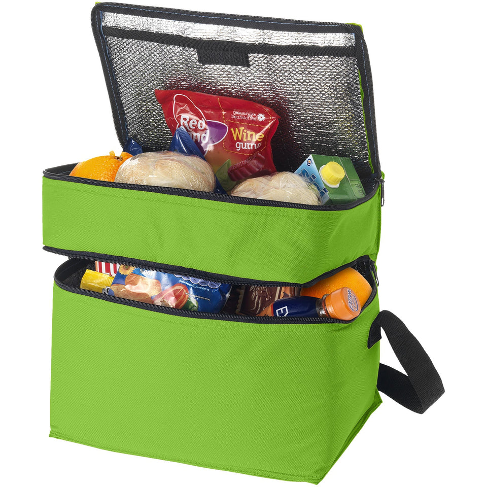 Borsa termica a 2 scomparti Oslo - 13L personalizzato con logo - Pubblienne