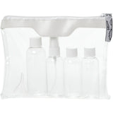 Set di flaconi da viaggio Traveler approvato dalle compagnie aeree personalizzato con logo - Pubblienne