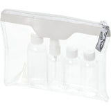 Set di flaconi da viaggio Traveler approvato dalle compagnie aeree personalizzato con logo - Pubblienne