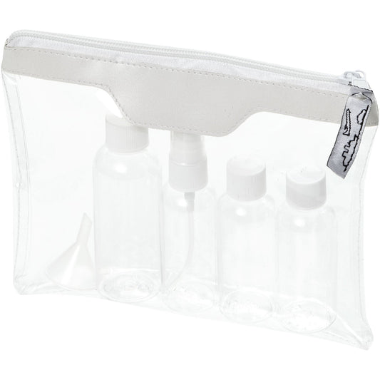 Set di flaconi da viaggio Traveler approvato dalle compagnie aeree personalizzato con logo - Pubblienne