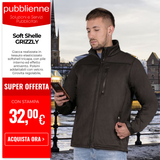 Soft Shelle GRIZZLY personalizzato con logo - Pubblienne