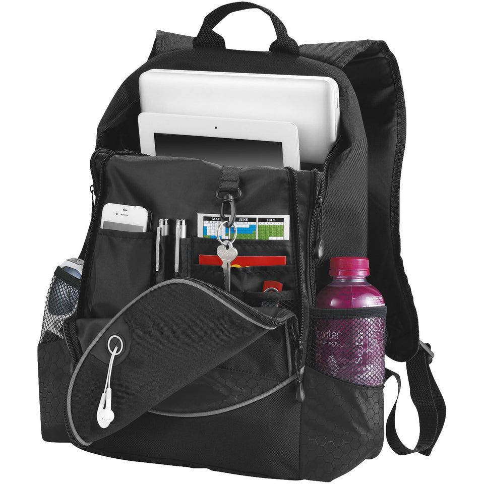 Zaino portacomputer 15" Benton - 15L personalizzato con logo - Pubblienne