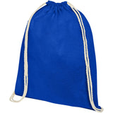 Sacca in cotone 100 g/m² con coulisse Oregon - 5L personalizzato con logo - Pubblienne