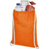 Sacca in cotone 100 g/m² con coulisse Oregon - 5L personalizzato con logo - Pubblienne