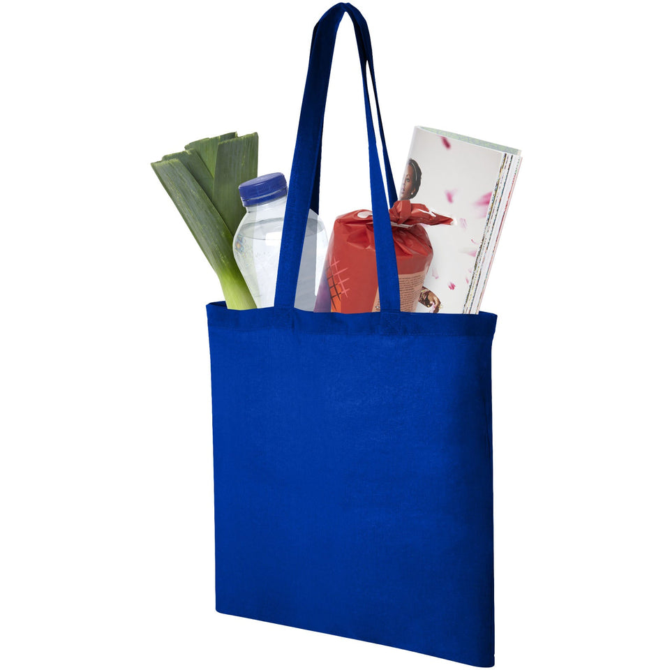 Shopper in cotone 140 g/m² Madras - 7L personalizzato con logo - Pubblienne