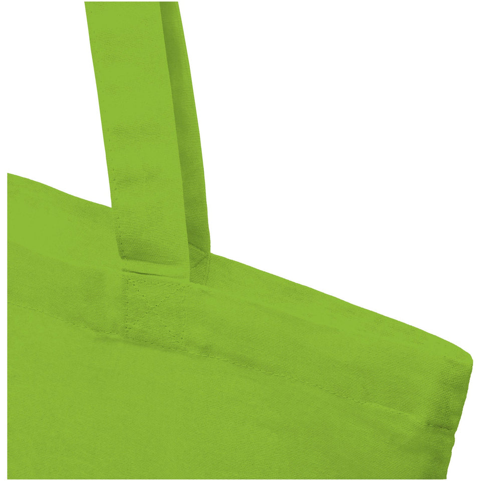 Shopper in cotone 140 g/m² Madras - 7L personalizzato con logo - Pubblienne