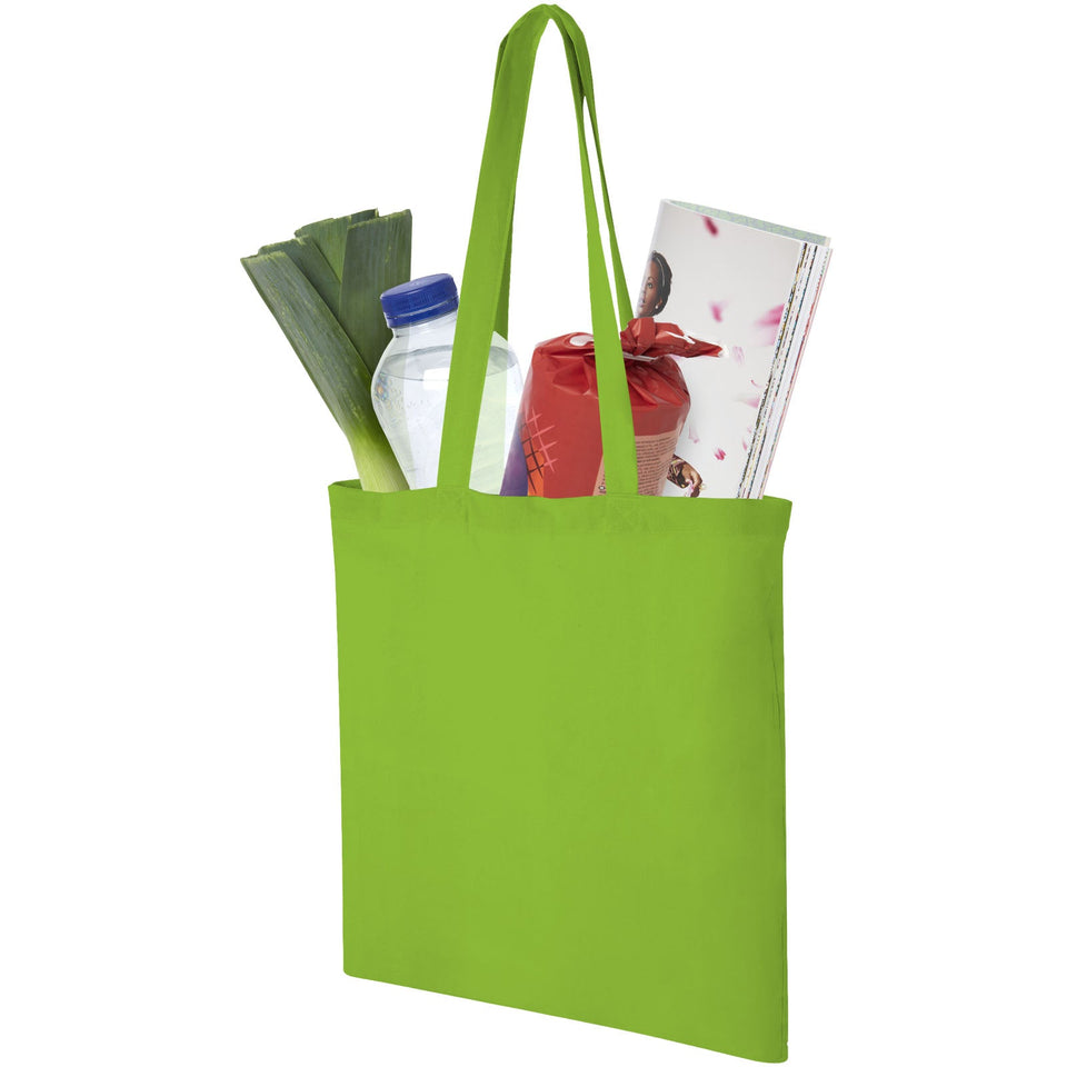 Shopper in cotone 140 g/m² Madras - 7L personalizzato con logo - Pubblienne