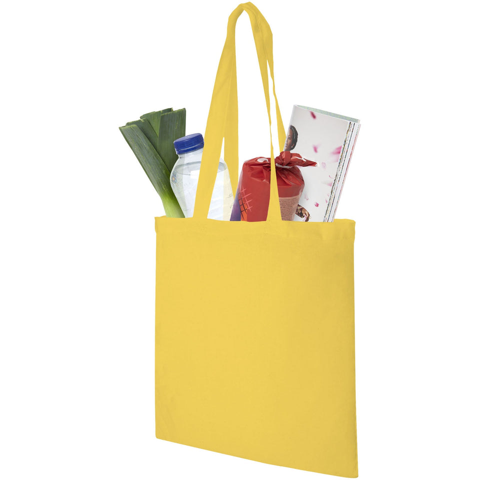 Shopper in cotone 140 g/m² Madras - 7L personalizzato con logo - Pubblienne