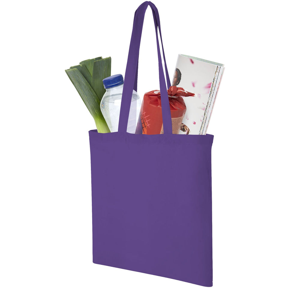 Shopper in cotone 140 g/m² Madras - 7L personalizzato con logo - Pubblienne