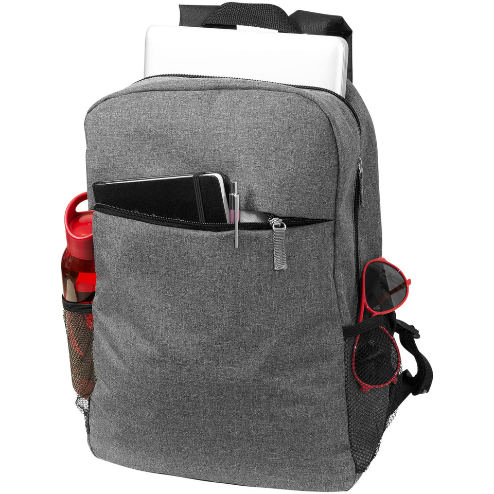 Zaino per computer Hoss da 15"  - 18L personalizzato con logo - Pubblienne
