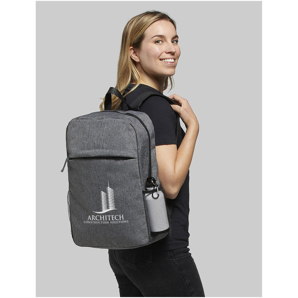 Zaino per computer Hoss da 15"  - 18L personalizzato con logo - Pubblienne