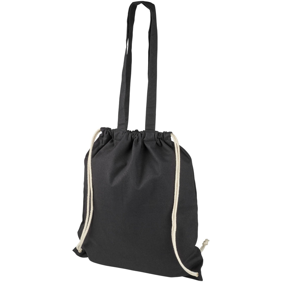 Zaino con cordoncino Eliza in cotone da 240 g/m² - 6L personalizzato con logo - Pubblienne