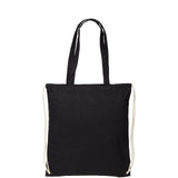 Zaino con cordoncino Eliza in cotone da 240 g/m² - 6L personalizzato con logo - Pubblienne