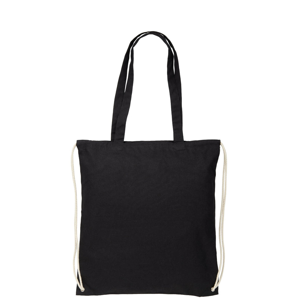 Zaino con cordoncino Eliza in cotone da 240 g/m² - 6L personalizzato con logo - Pubblienne