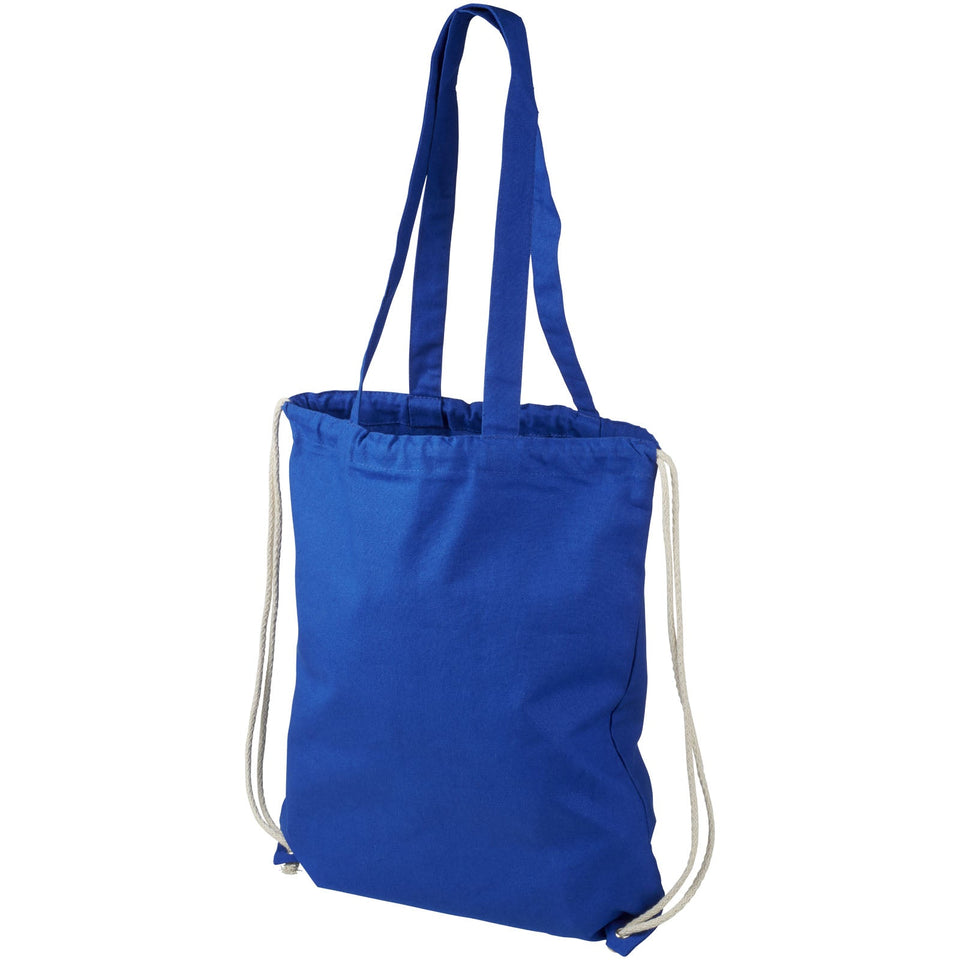 Zaino con cordoncino Eliza in cotone da 240 g/m² - 6L personalizzato con logo - Pubblienne