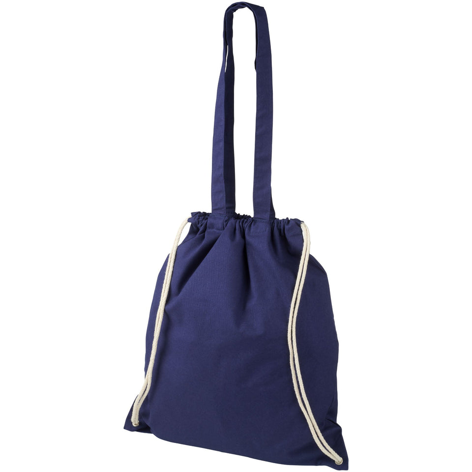 Zaino con cordoncino Eliza in cotone da 240 g/m² - 6L personalizzato con logo - Pubblienne