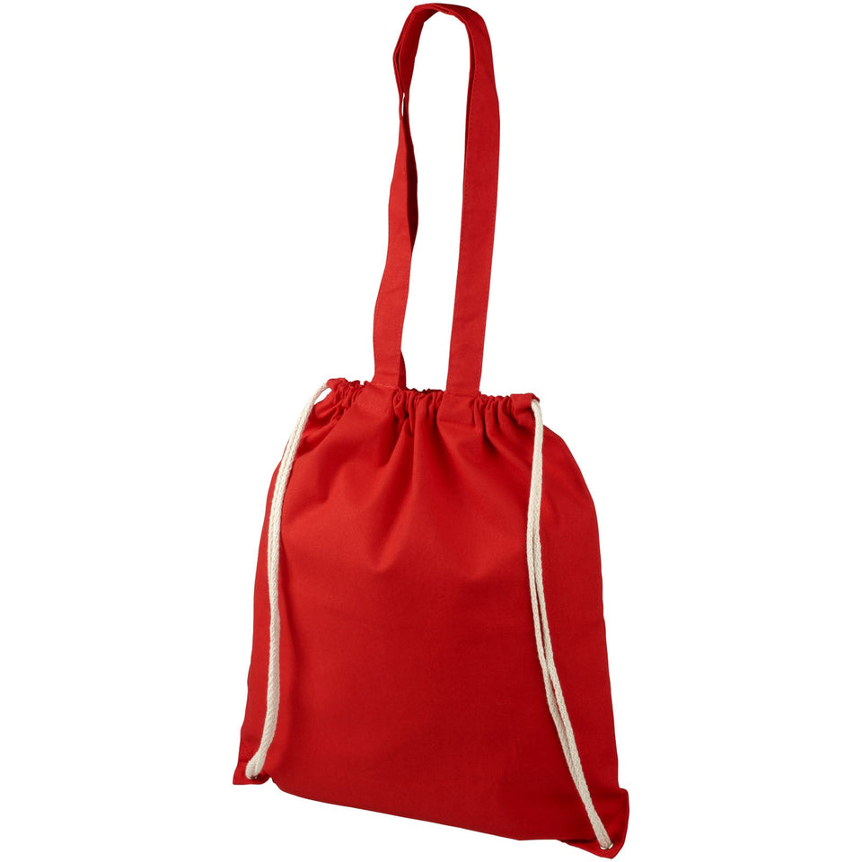 Zaino con cordoncino Eliza in cotone da 240 g/m² - 6L personalizzato con logo - Pubblienne