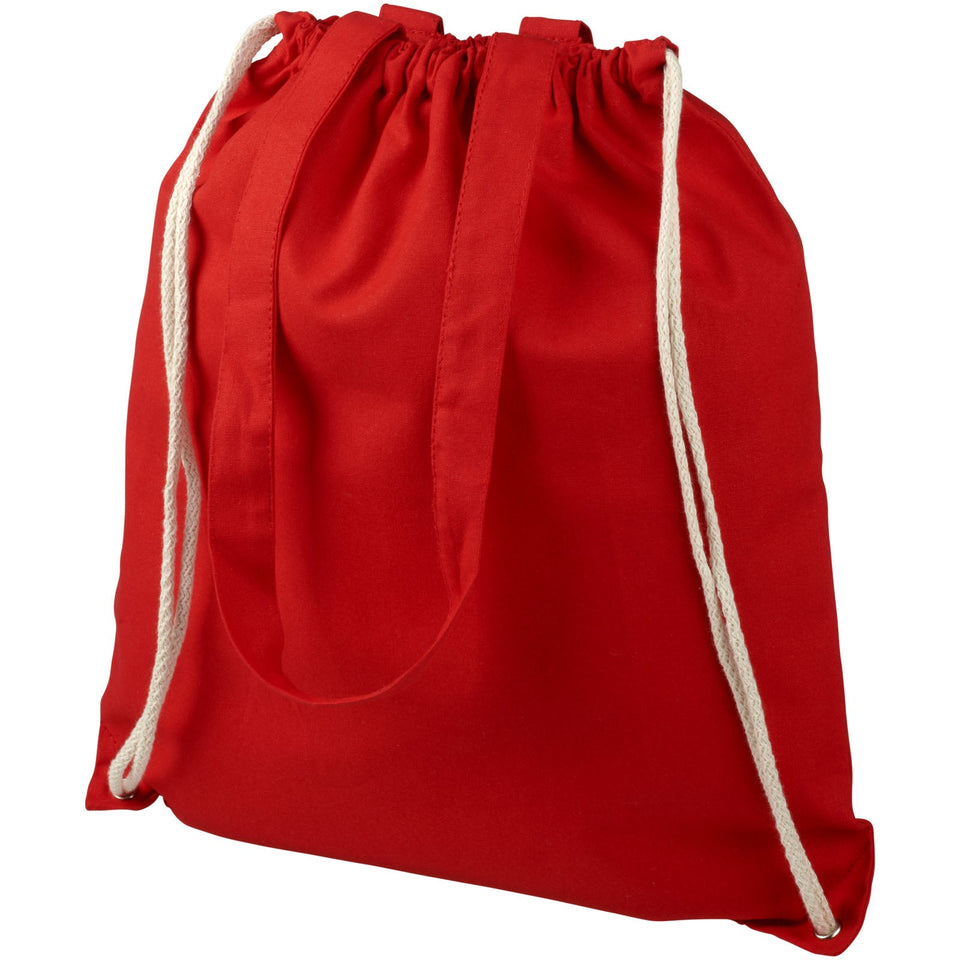Zaino con cordoncino Eliza in cotone da 240 g/m² - 6L personalizzato con logo - Pubblienne