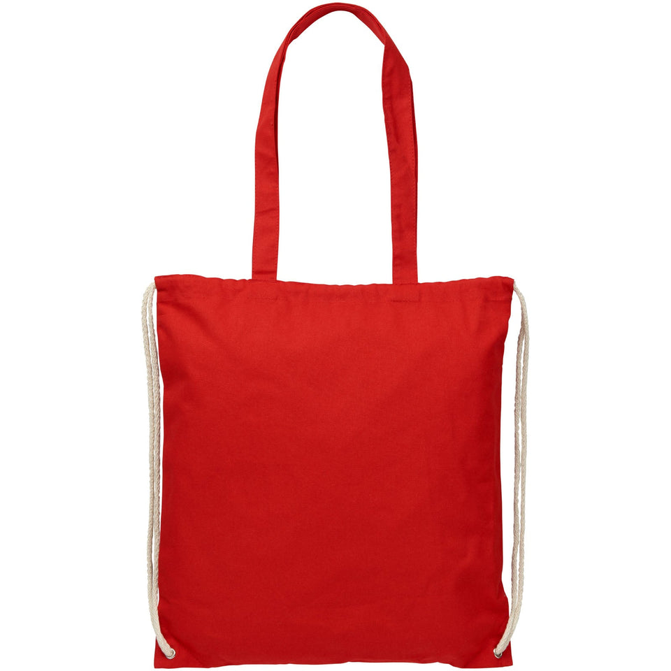 Zaino con cordoncino Eliza in cotone da 240 g/m² - 6L personalizzato con logo - Pubblienne