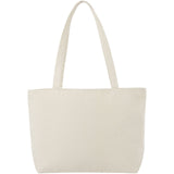 Shopper in cotone 320 g/m² con zip Ningbo - 15L personalizzato con logo - Pubblienne
