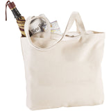 Shopper in cotone 320 g/m² con zip Ningbo - 15L personalizzato con logo - Pubblienne