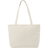 Shopper in cotone 320 g/m² con zip Ningbo - 15L personalizzato con logo - Pubblienne