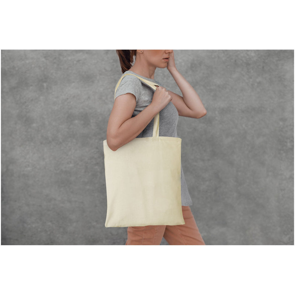 Shopper in cotone 180 g/m² Peru - 7L personalizzato con logo - Pubblienne
