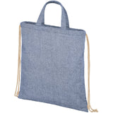 Zaino con cordoncino Pheebs in tessuto riciclato, 210 g/m² - 6L personalizzato con logo - Pubblienne