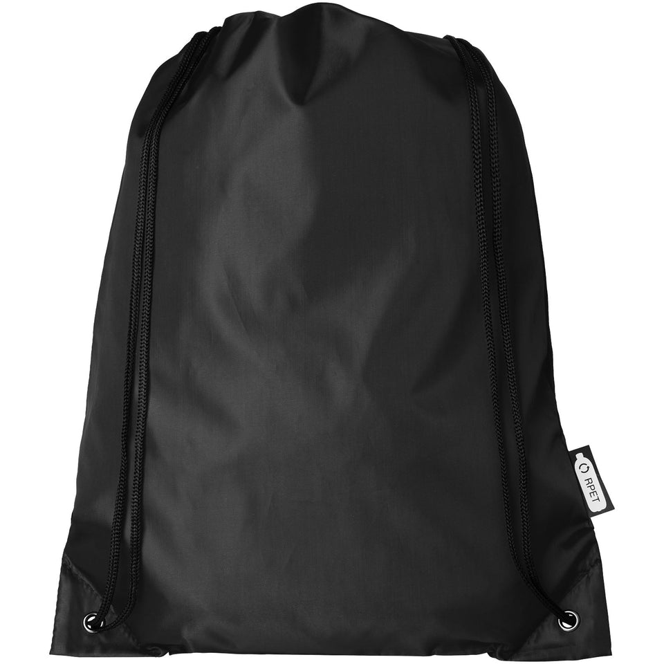 Zaino con cordoncino Oriole in PET riciclato - 5L personalizzato con logo - Pubblienne