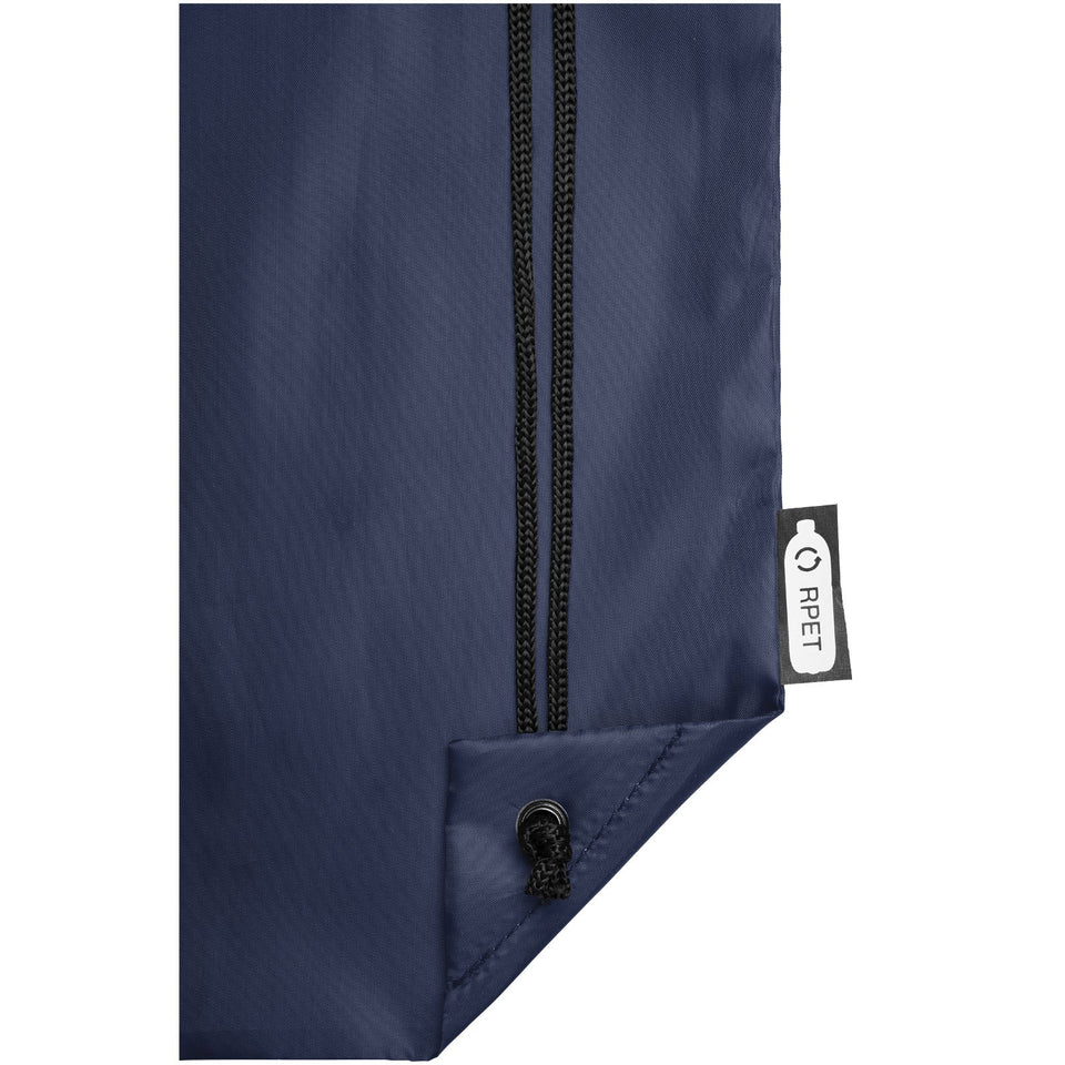 Zaino con cordoncino Oriole in PET riciclato - 5L personalizzato con logo - Pubblienne