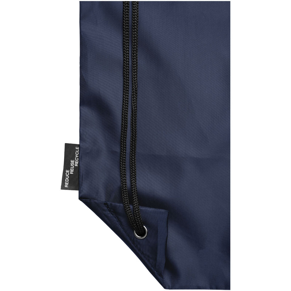 Zaino con cordoncino Oriole in PET riciclato - 5L personalizzato con logo - Pubblienne