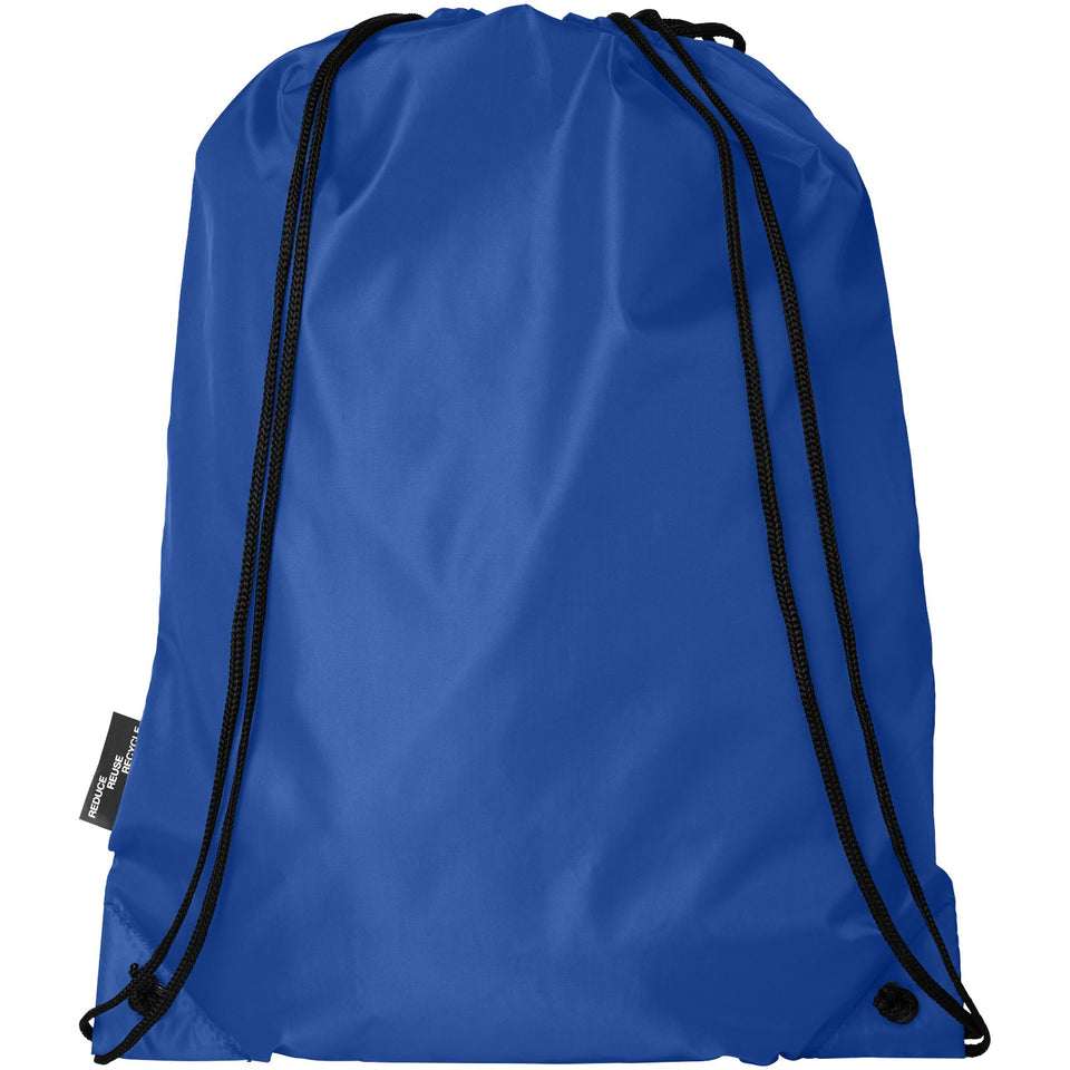 Zaino con cordoncino Oriole in PET riciclato - 5L personalizzato con logo - Pubblienne