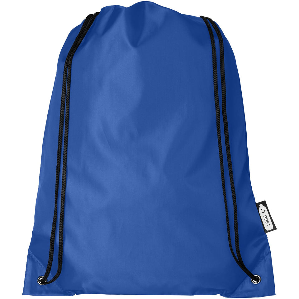 Zaino con cordoncino Oriole in PET riciclato - 5L personalizzato con logo - Pubblienne