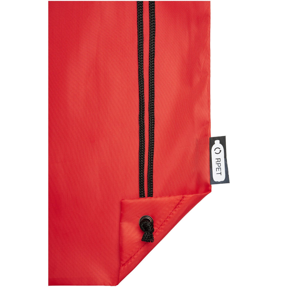 Zaino con cordoncino Oriole in PET riciclato - 5L personalizzato con logo - Pubblienne