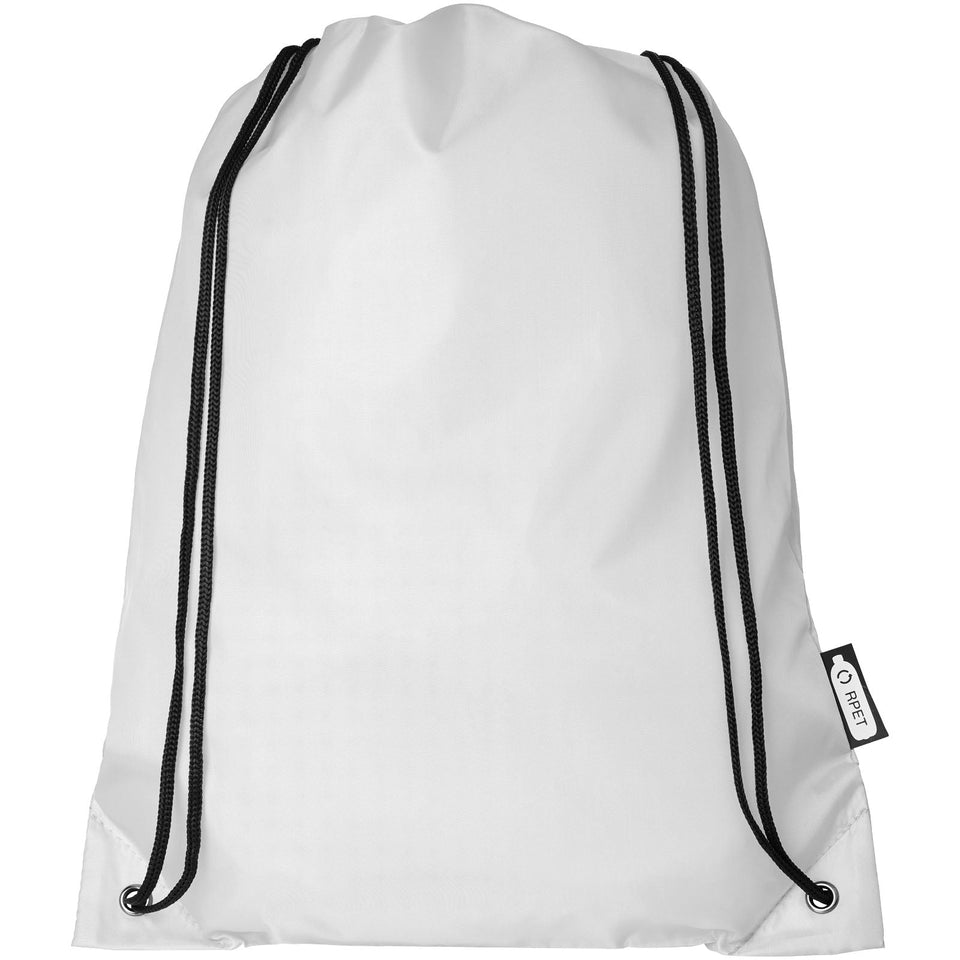 Zaino con cordoncino Oriole in PET riciclato - 5L personalizzato con logo - Pubblienne