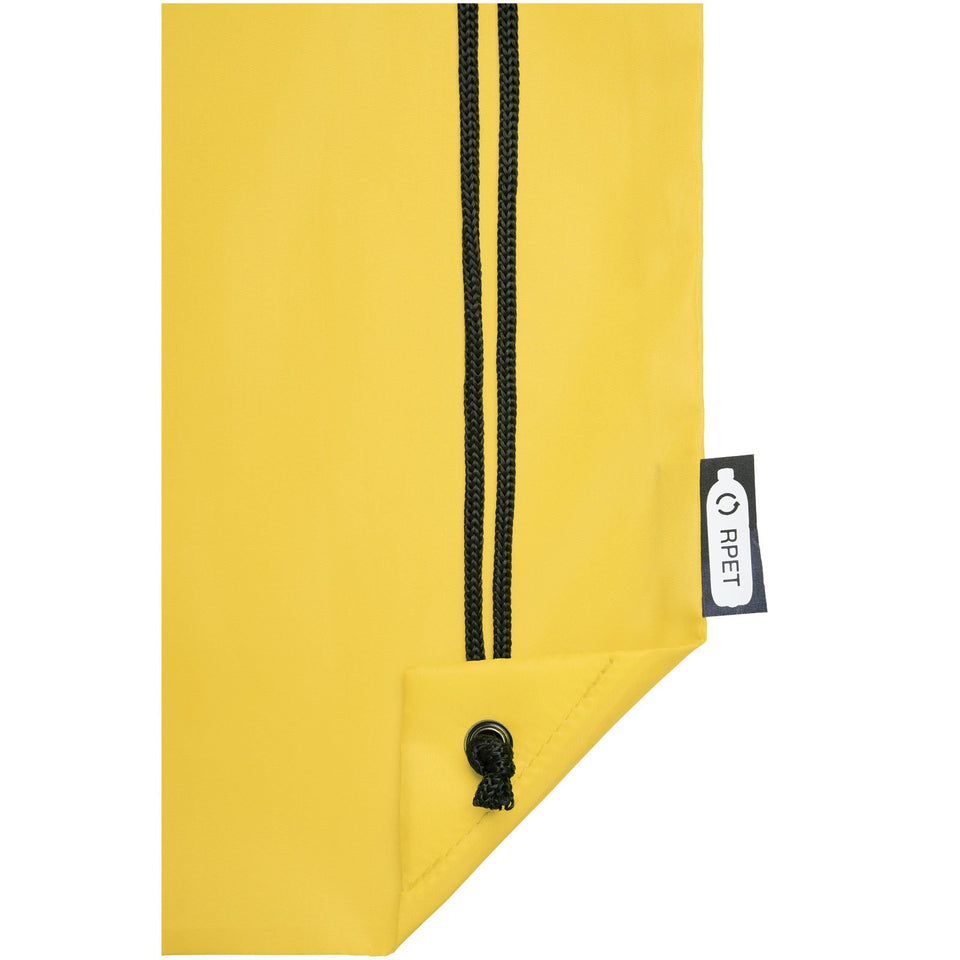 Zaino con cordoncino Oriole in PET riciclato - 5L personalizzato con logo - Pubblienne