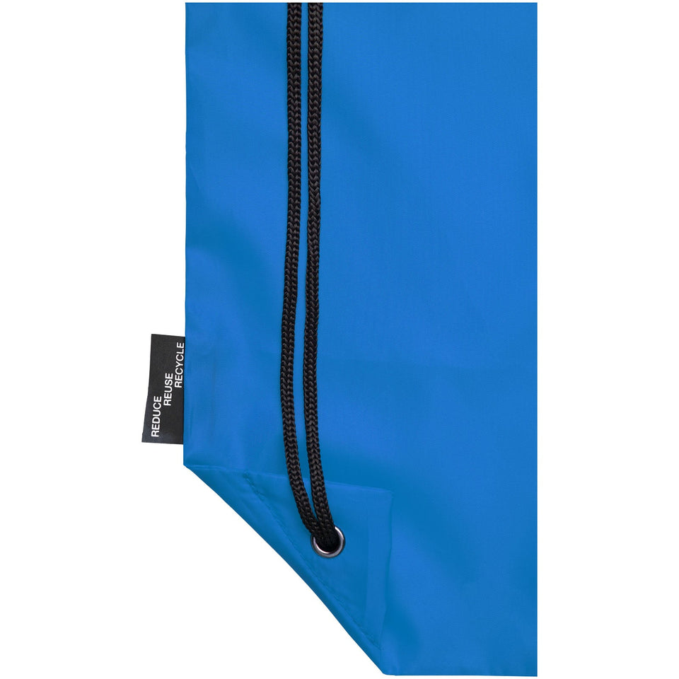 Zaino con cordoncino Oriole in PET riciclato - 5L personalizzato con logo - Pubblienne