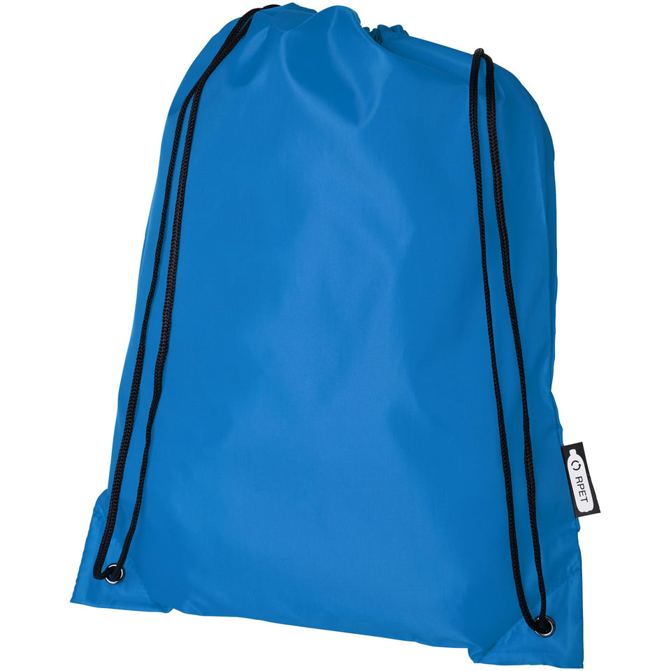 Zaino con cordoncino Oriole in PET riciclato - 5L personalizzato con logo - Pubblienne