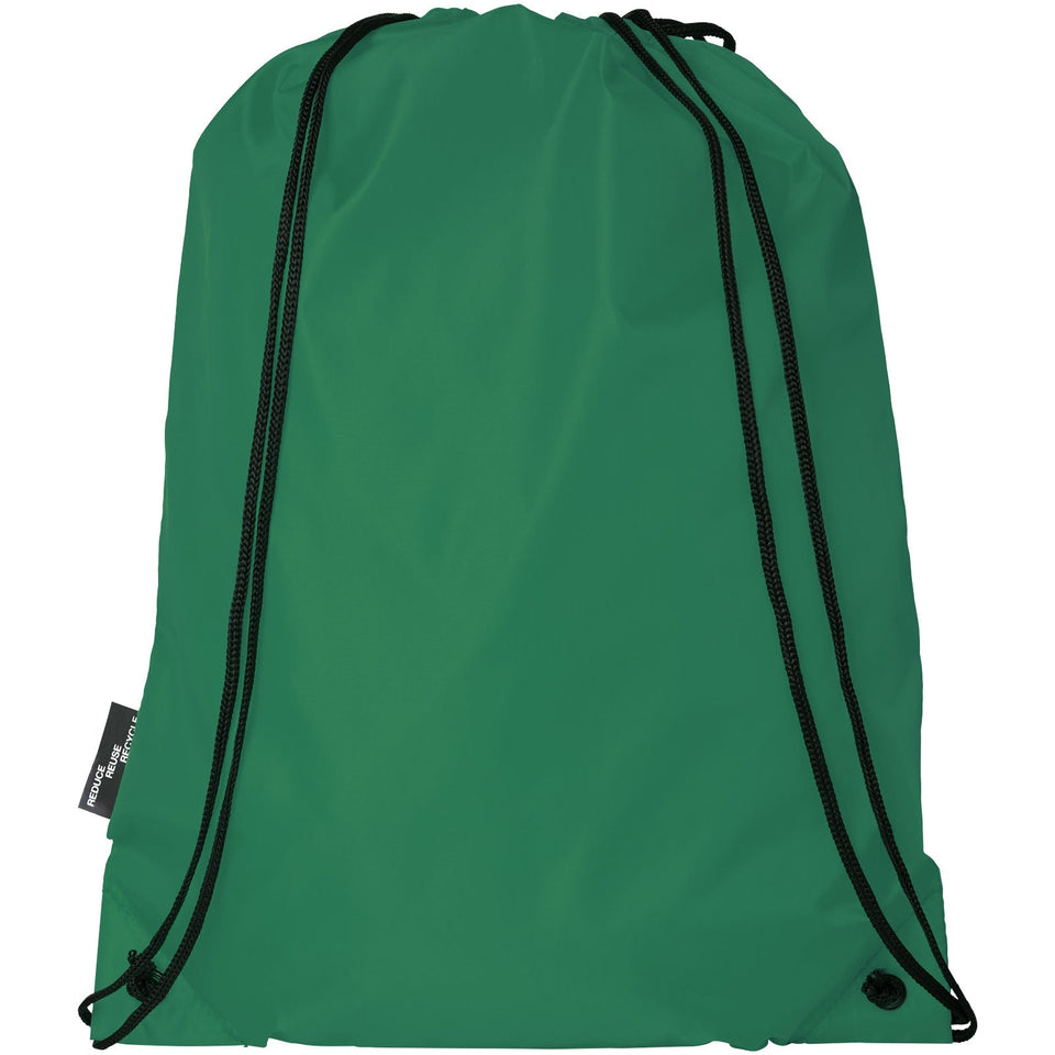 Zaino con cordoncino Oriole in PET riciclato - 5L personalizzato con logo - Pubblienne