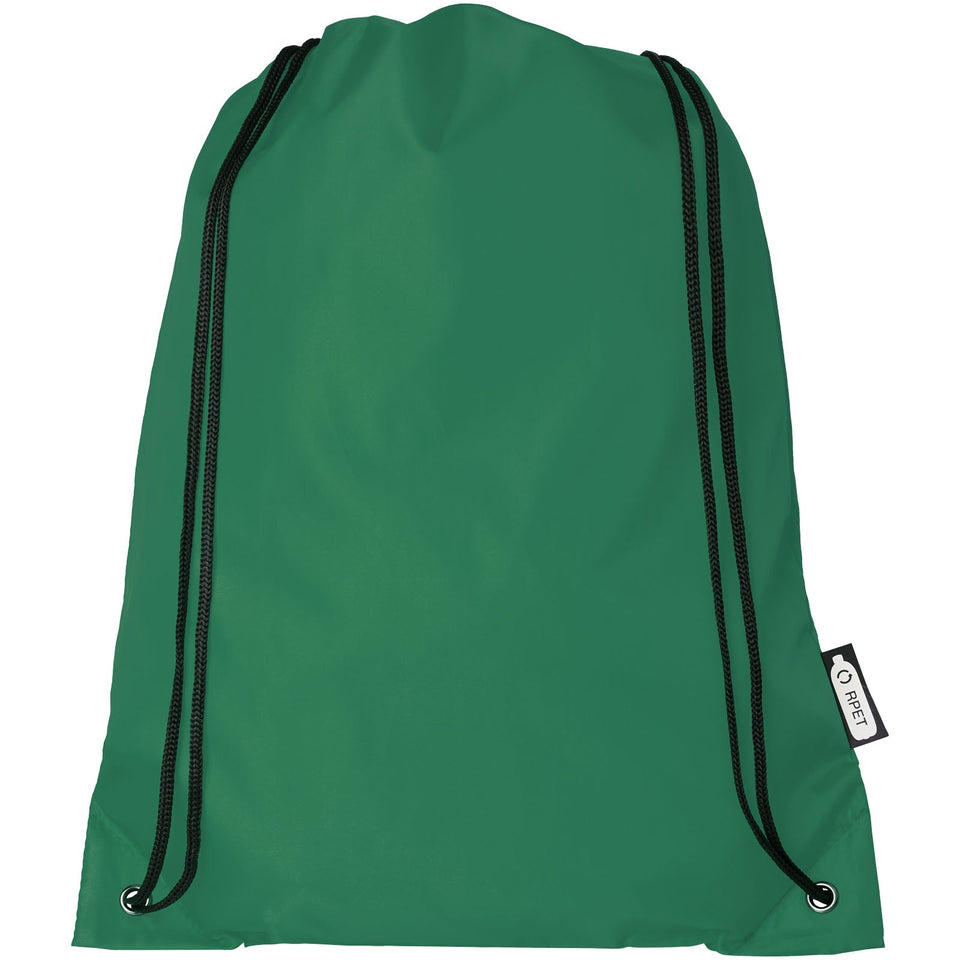 Zaino con cordoncino Oriole in PET riciclato - 5L personalizzato con logo - Pubblienne