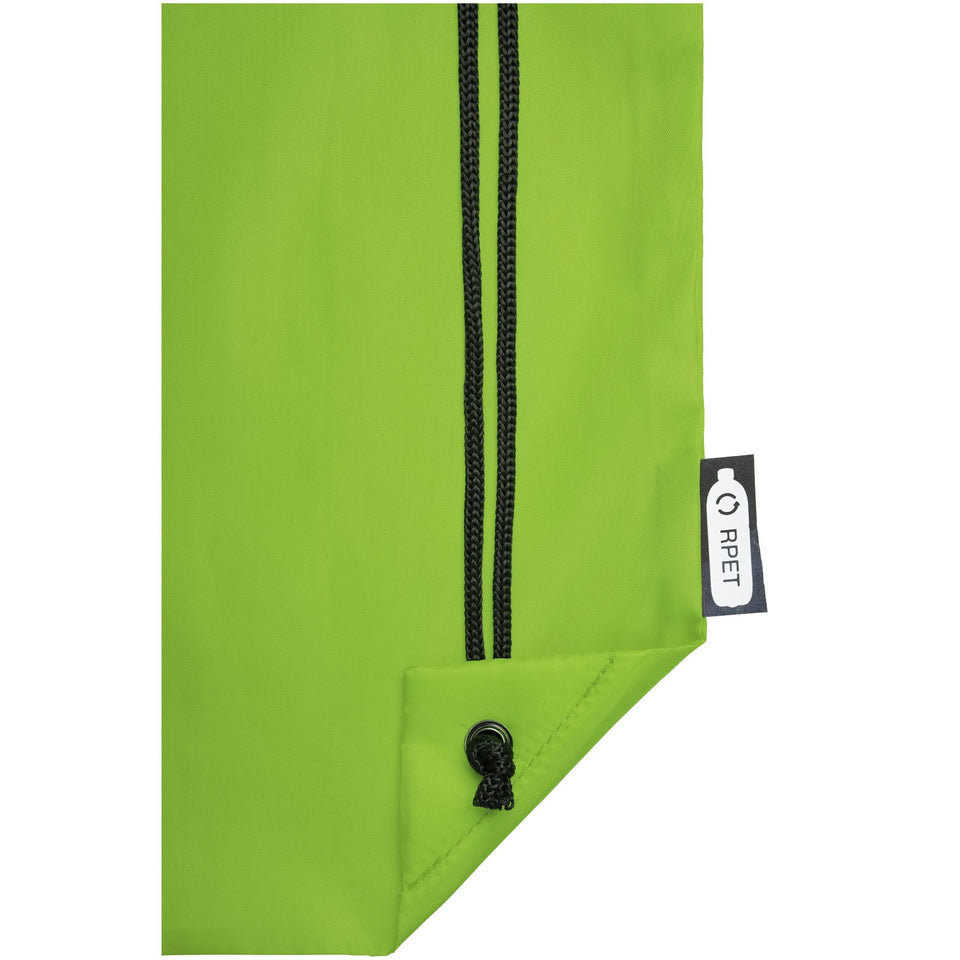Zaino con cordoncino Oriole in PET riciclato - 5L personalizzato con logo - Pubblienne