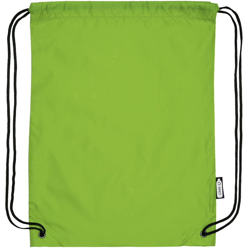 Zaino con cordoncino Oriole in PET riciclato - 5L personalizzato con logo - Pubblienne
